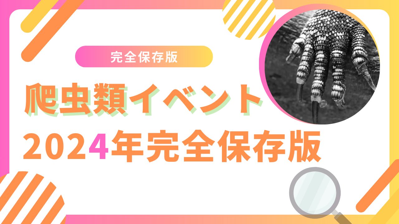 2024年爬虫類イベントアイキャッチ画像